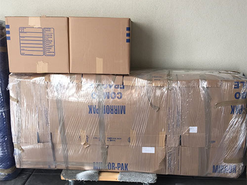 Crystal Coast Moving packed items