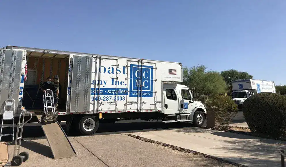 Crystal Coast Moving's truck
